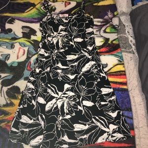 Black and white dress